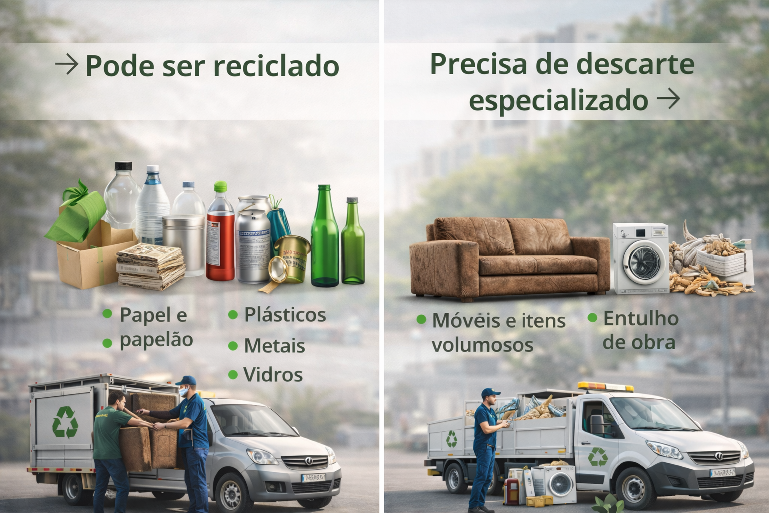 O que pode ser reciclado e descartado corretamente: guia prático para residências e empresas